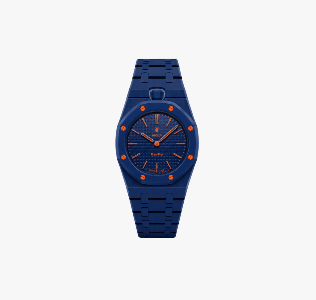 Navy Orange- Royal Pop Bioceramic Strap